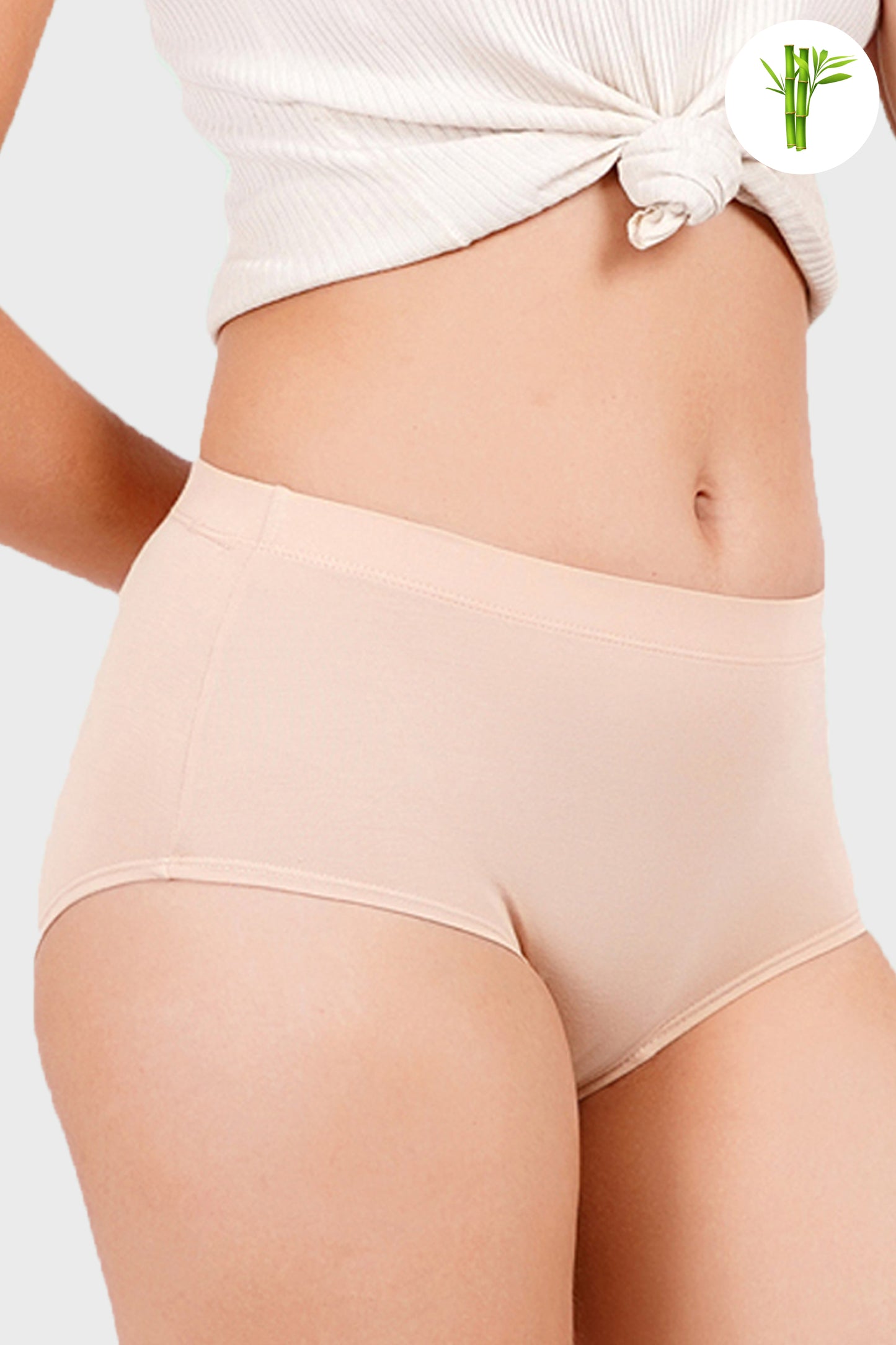 World's 1st Micro Bamboo Hipster - Nude Almond