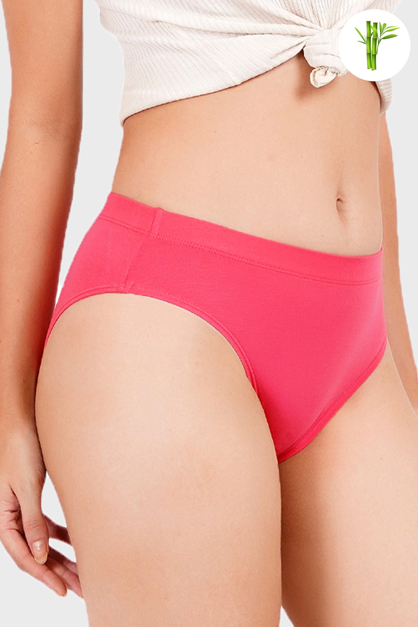 7× Absorbent Micro Bamboo Bikini - Pink Orchid