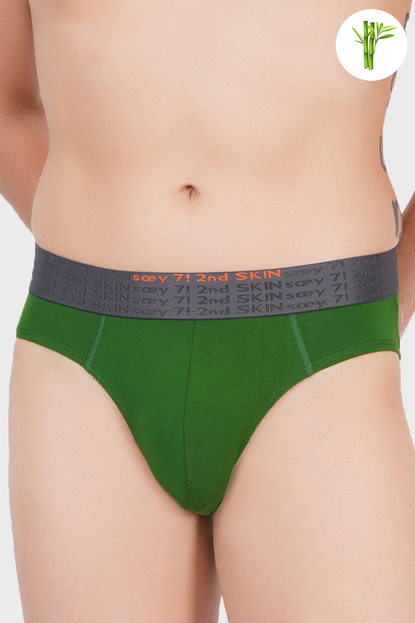 Odor free Men's Brief - Grassy Green