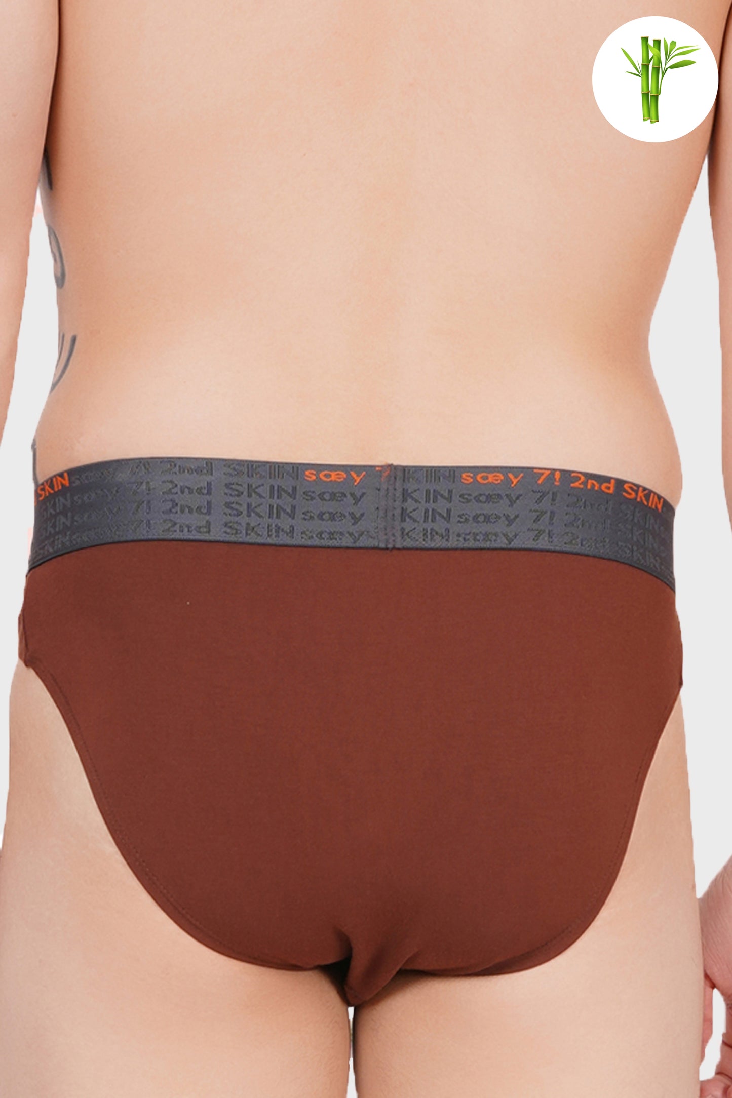 Soft touch Micro Bamboo Brief - Clove Brown