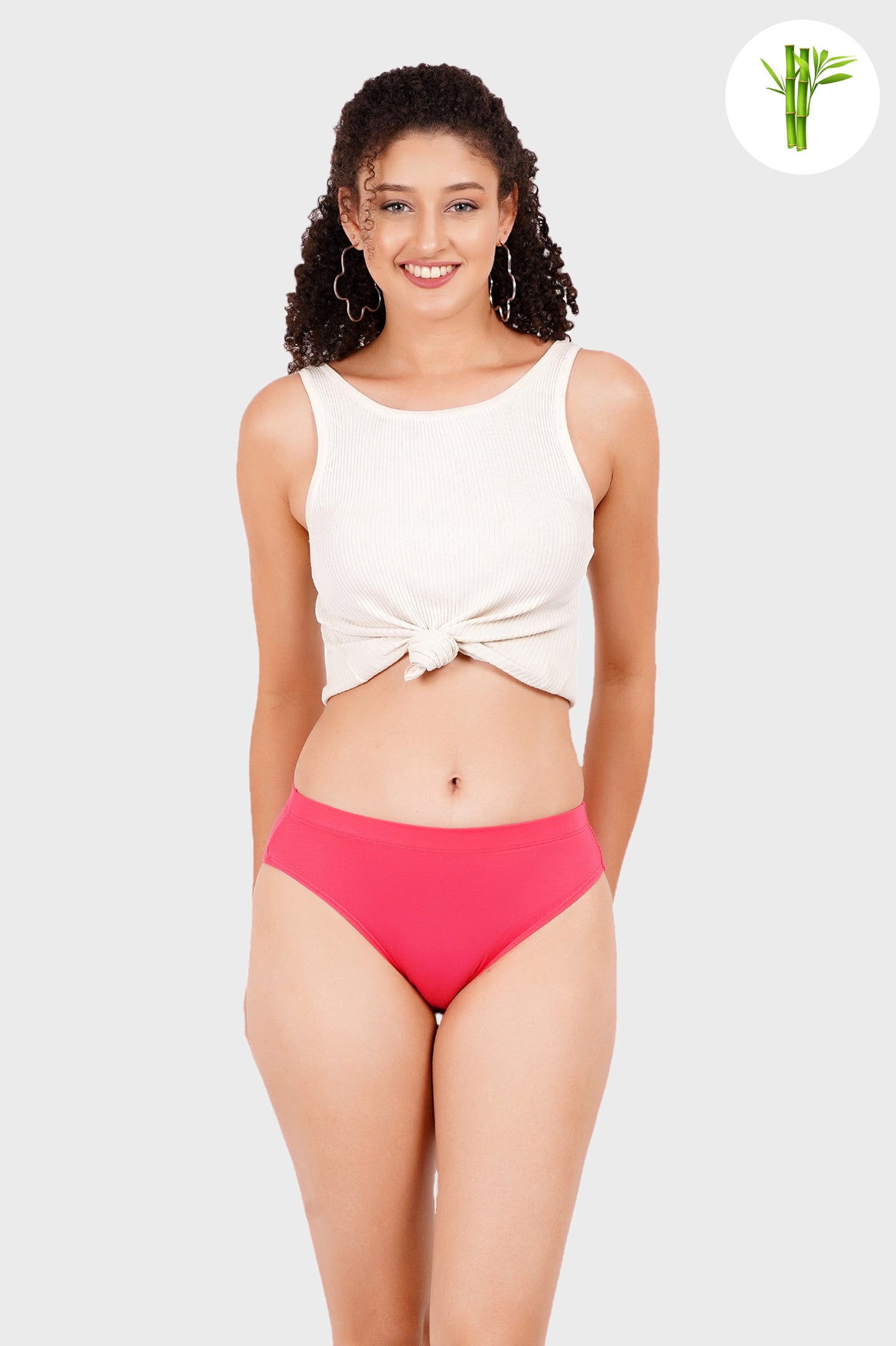 7× Absorbent Micro Bamboo Bikini - Pink Orchid