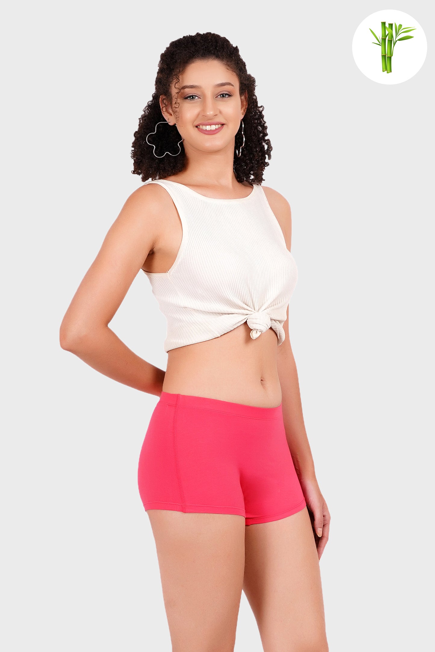 Superior Micro Bamboo Boyshorts - Pink Orchid