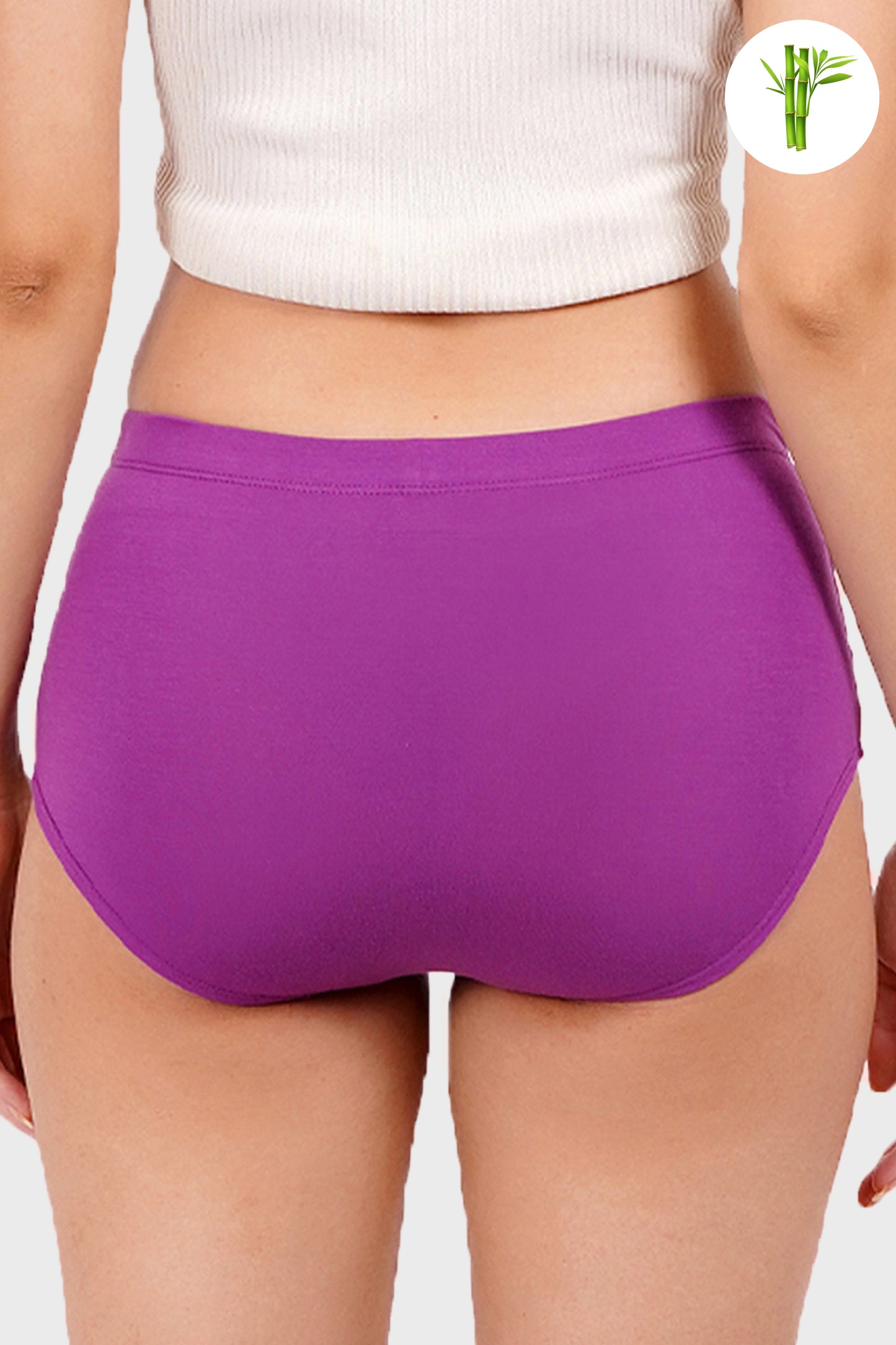 Premium Micro Bamboo Hipster-Amethyst Purple