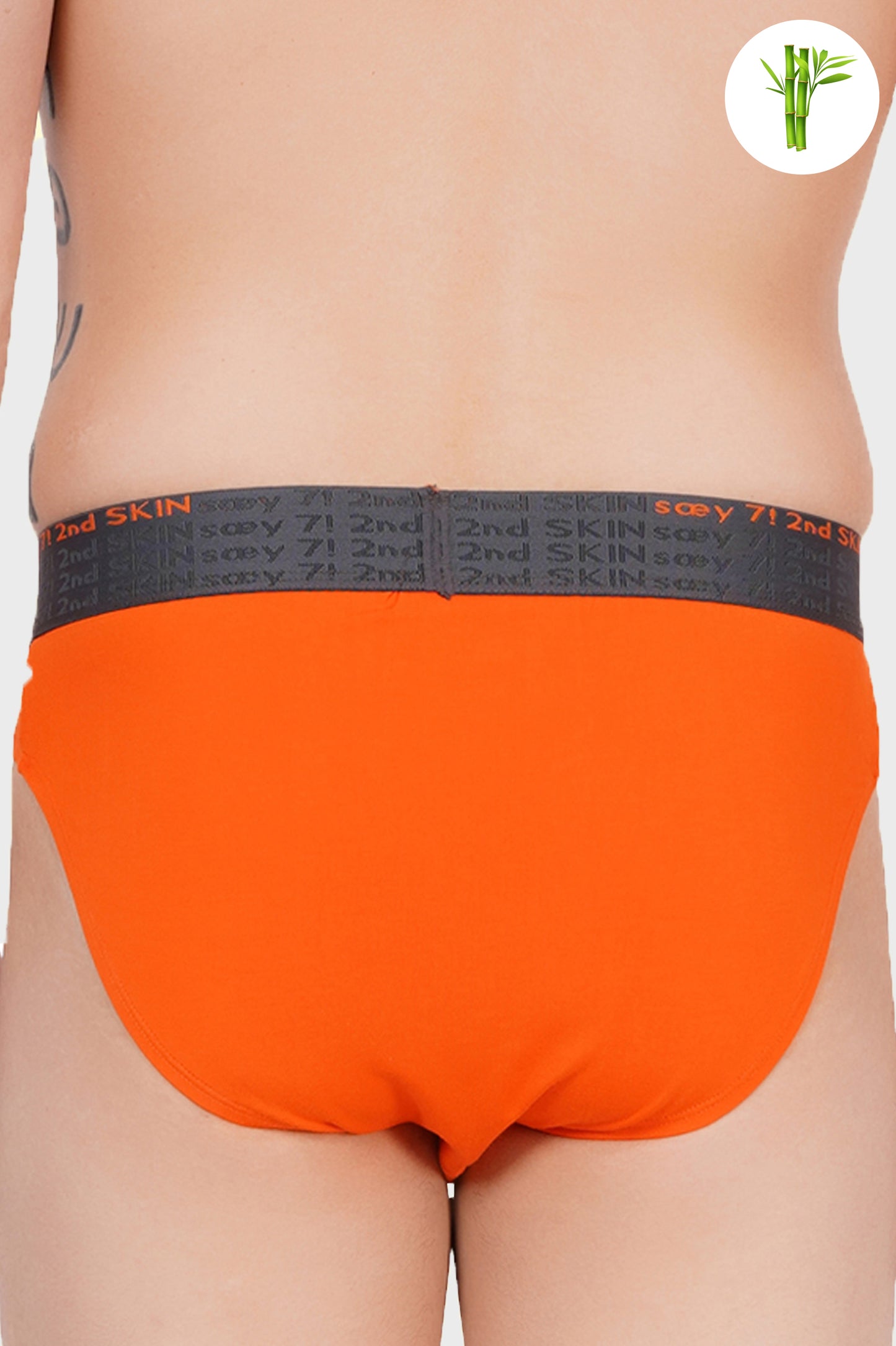 Vibrant Micro Bamboo Brief - Maple Orange