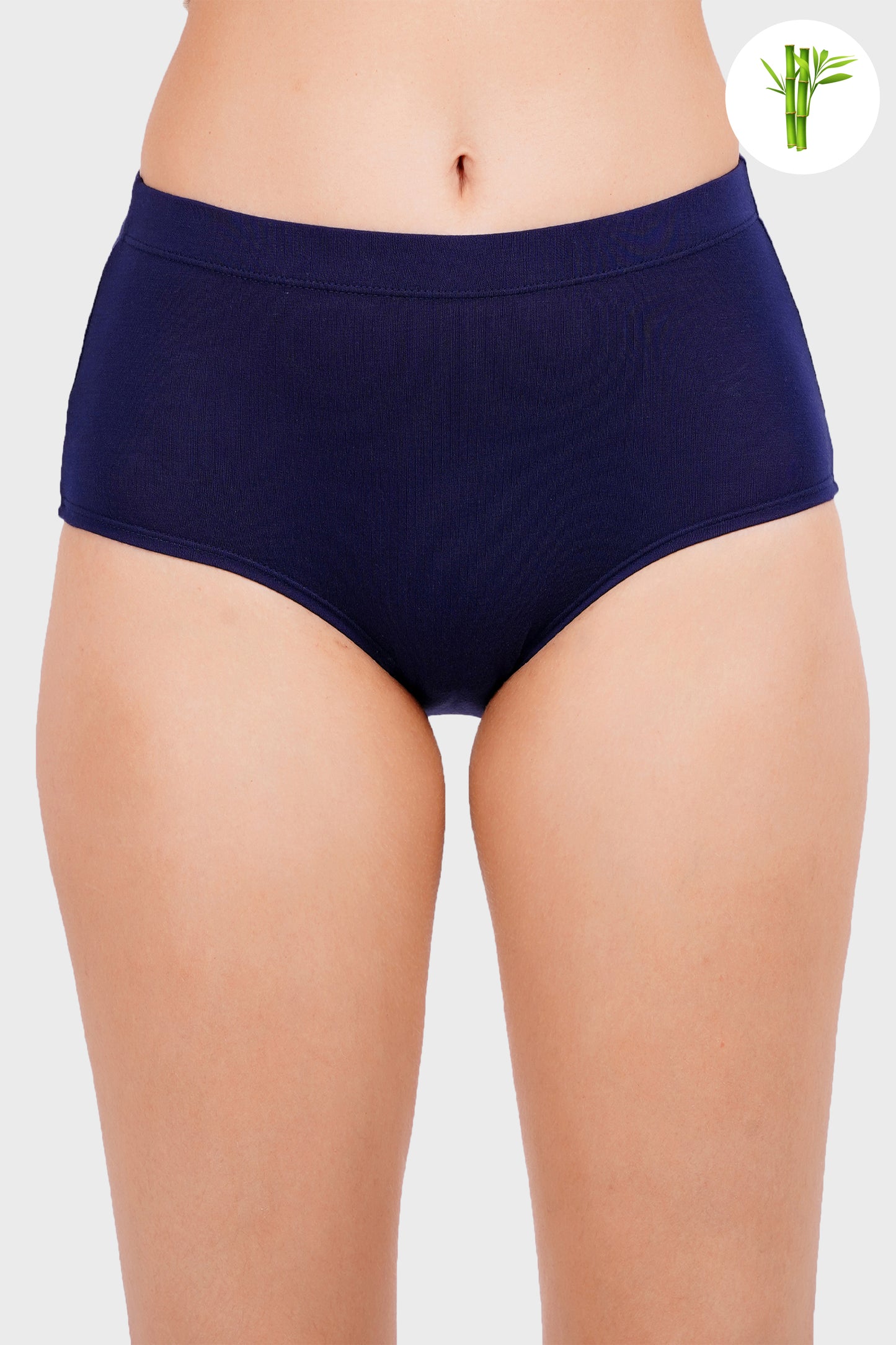 Lustrous Micro Bamboo Hipster for Women - Berry Blue