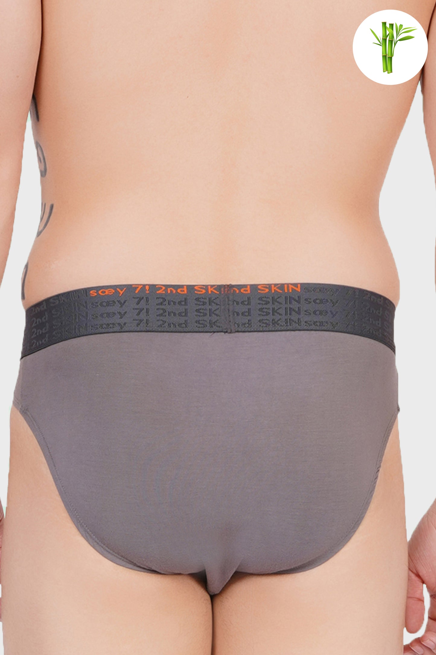 Eco Friendly Micro Bamboo Brief - Wild Grey
