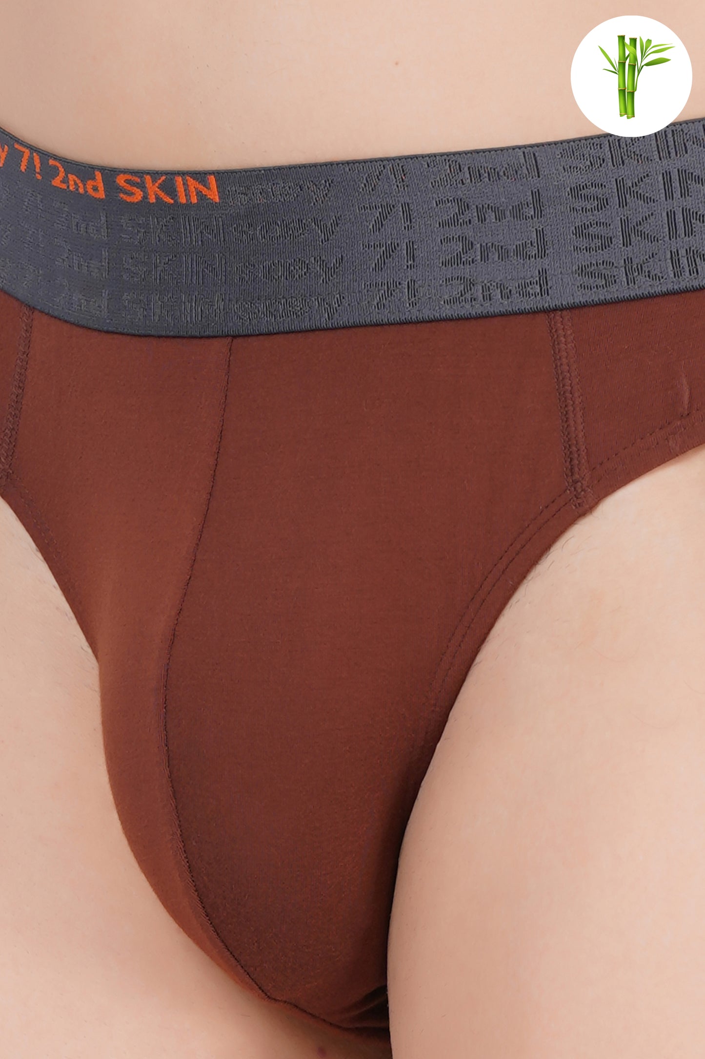 Soft touch Micro Bamboo Brief - Clove Brown