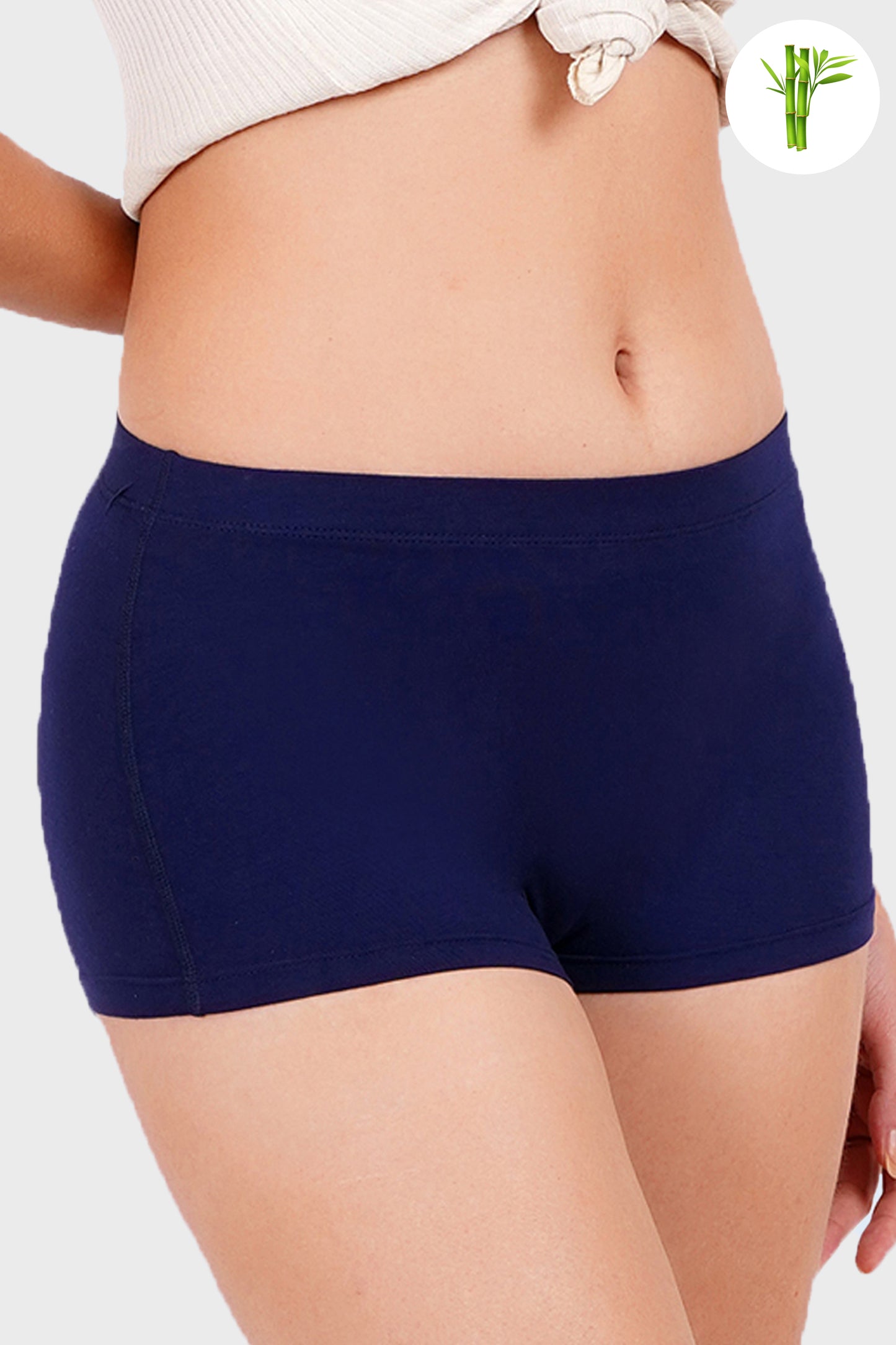 BERRY BLUE - Premium Micro Bamboo Boyshorts