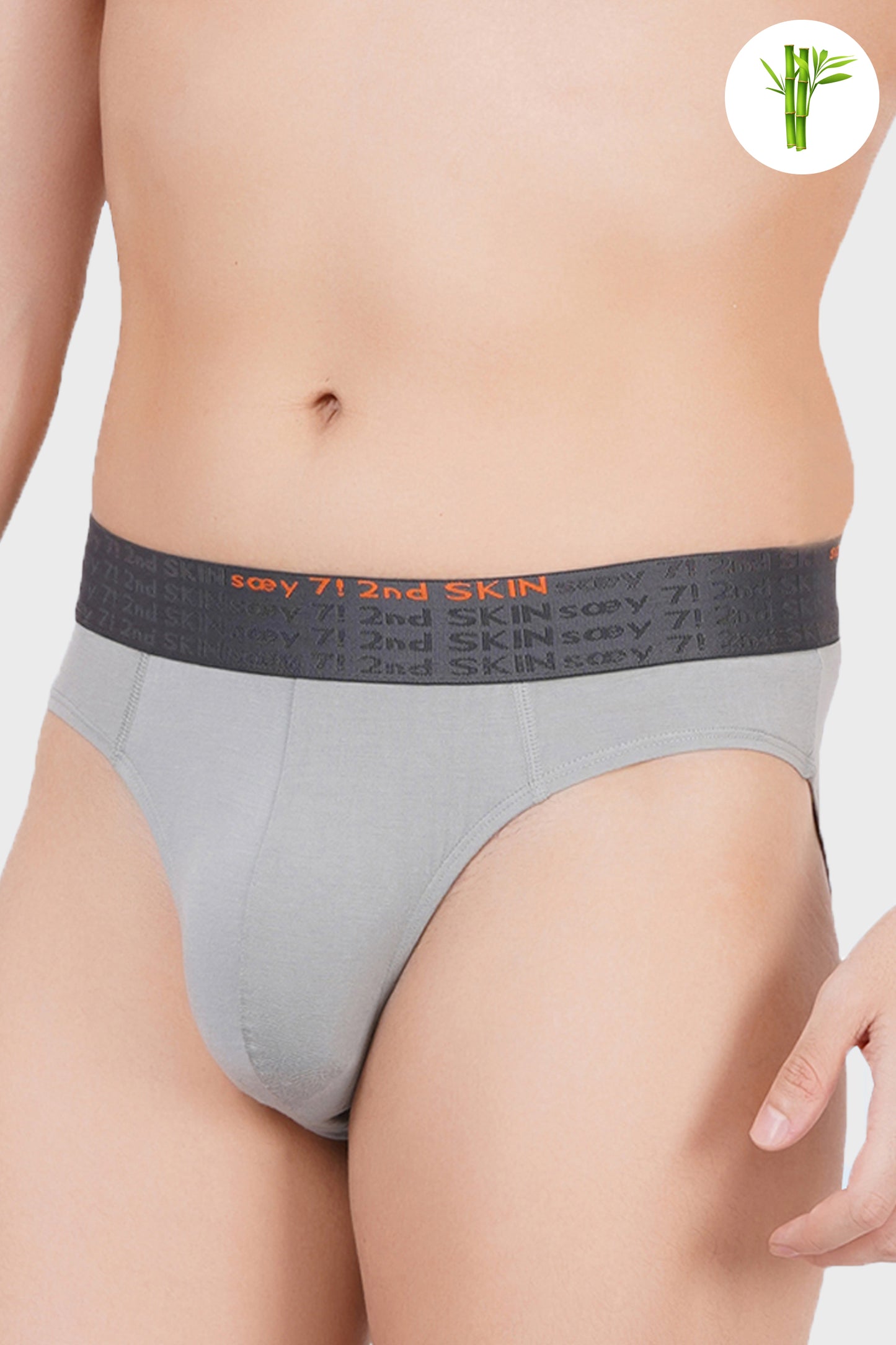 FOSSIL GREY - Premium Micro Bamboo Brief