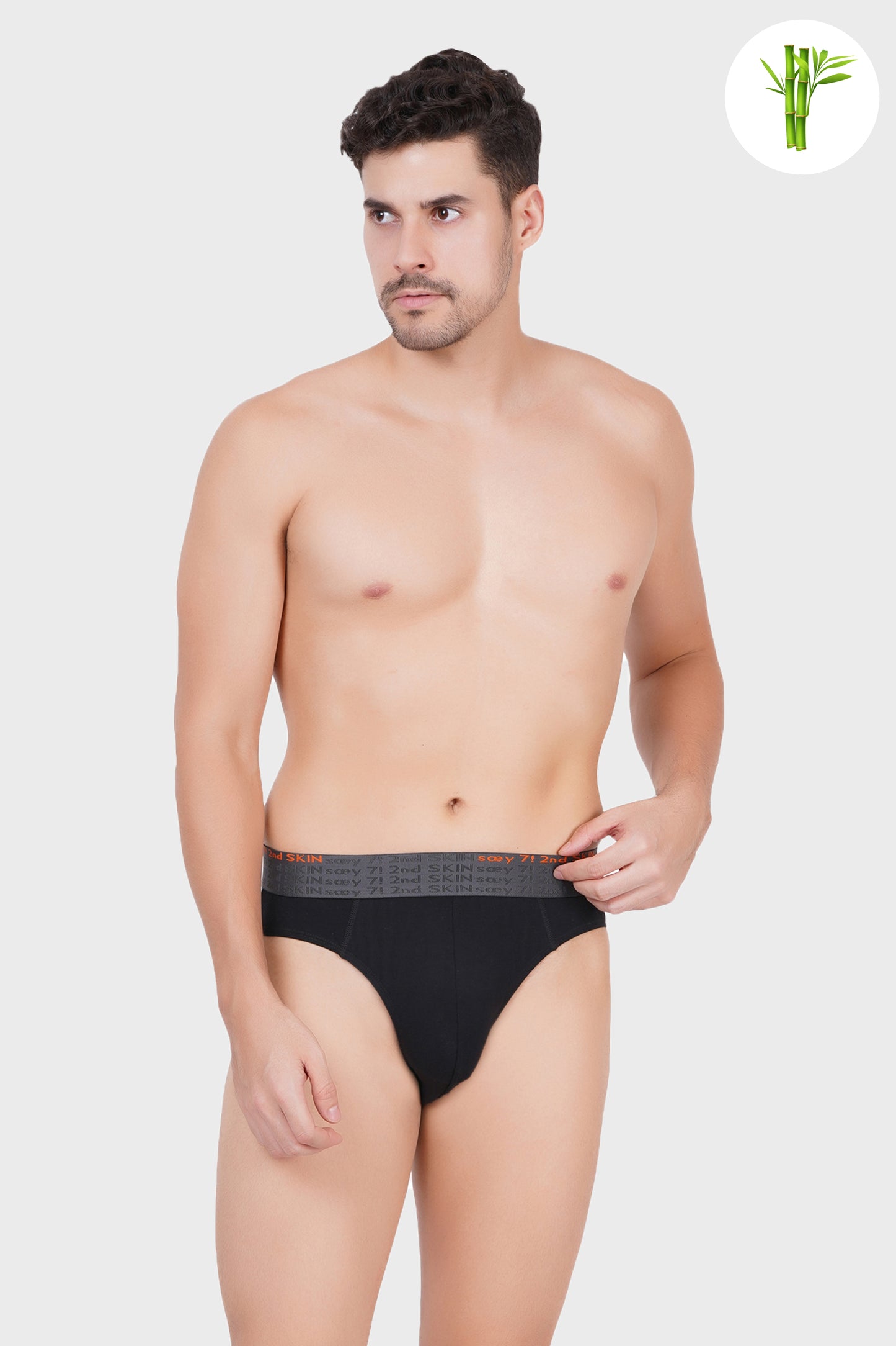 MIDNIGHT BLACK - Premium Micro Bamboo Brief