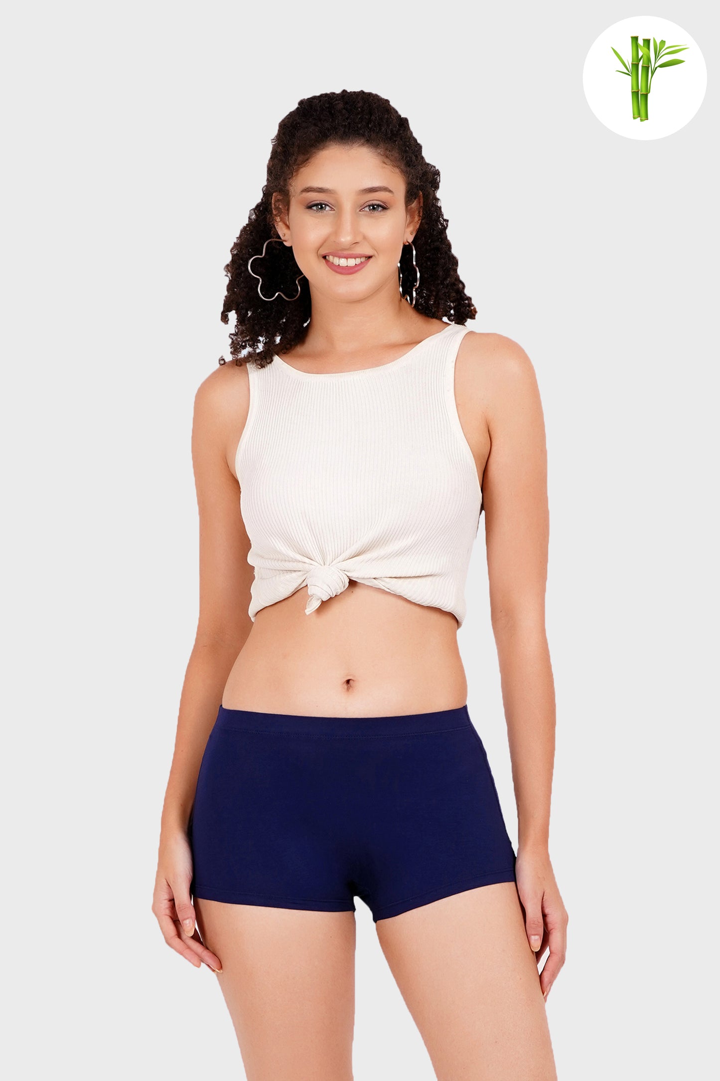 BERRY BLUE - Premium Micro Bamboo Boyshorts