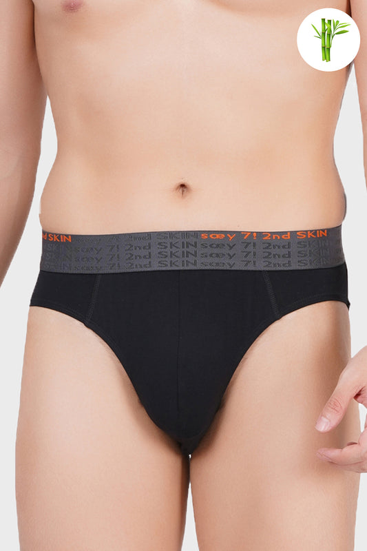 MIDNIGHT BLACK - Premium Micro Bamboo Brief