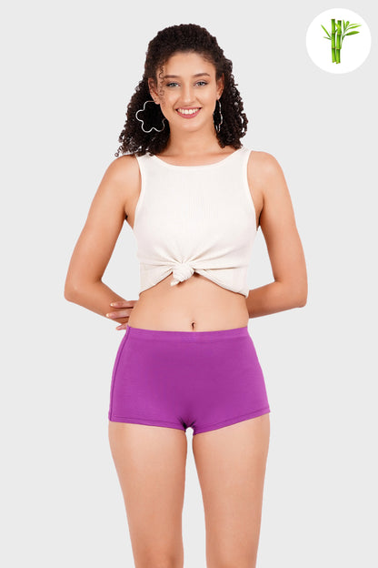 AMETHYST PURPLE - Premium Micro Bamboo Boyshorts