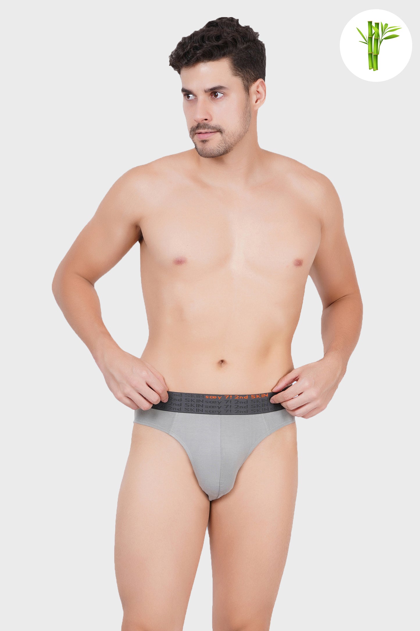 FOSSIL GREY - Premium Micro Bamboo Brief