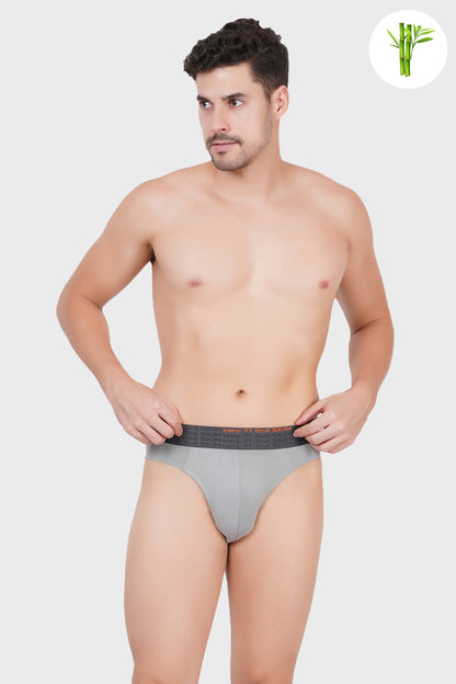 FOSSIL GREY - Premium Micro Bamboo Brief