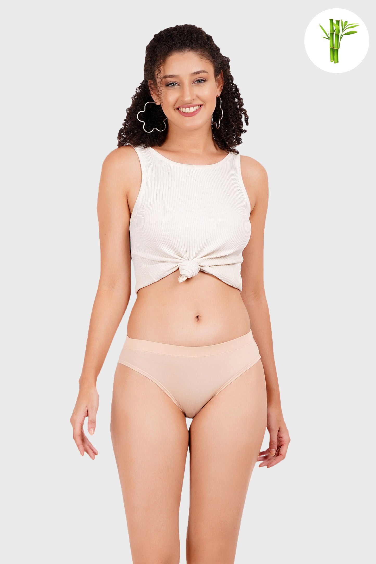 NUDE ALMOND - Premium Micro Bamboo Bikini