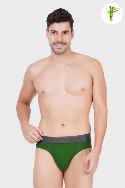 GRASSY GREEN - Premium Micro Bamboo Brief