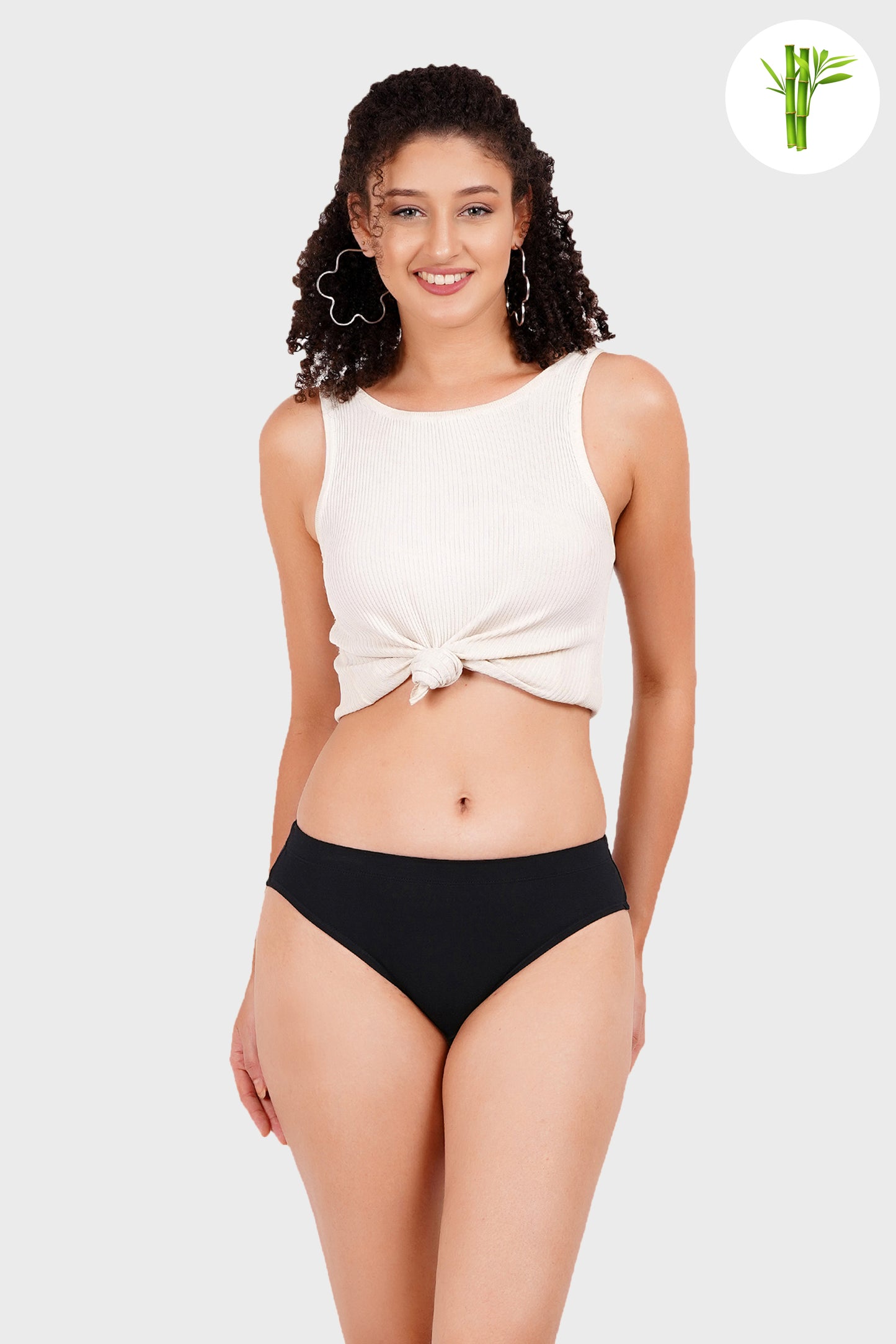 MIDNIGHT BLACK - Premium Micro Bamboo Bikini