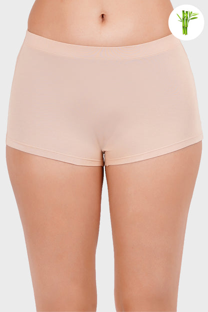 NUDE ALMOND - Premium Micro Bamboo Boyshorts